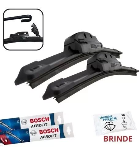 Palhetas Limpador Parabrisa Original Bosch Aerofit Silicone Frete Gr Tis