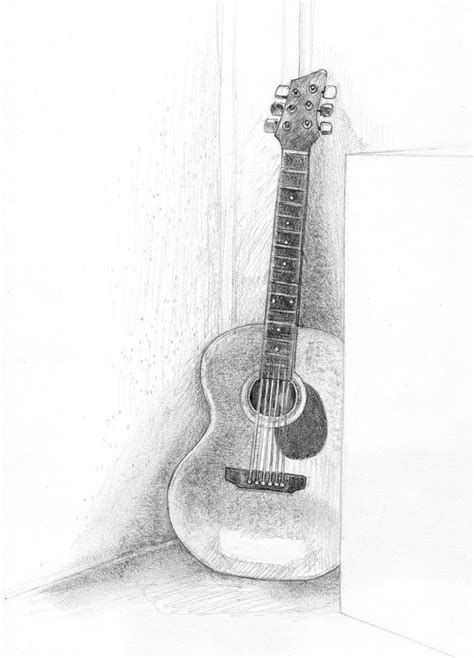 Xito Violaci N Jabeth Wilson Guitarra Acustica Dibujo A Lapiz Objetado