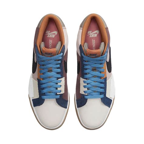 Скейтерские кеды Nike SB Zoom Blazer Mid Premium, мультиколор – купить ...