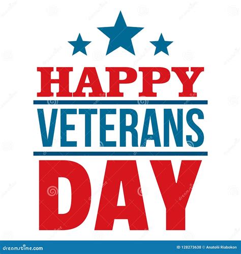 Happy Veterans Day Logo