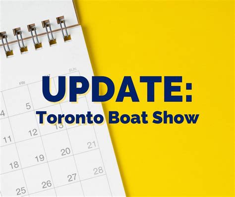 Update on the Toronto Boat Show - C-Tow Marine Assistance Ltd.