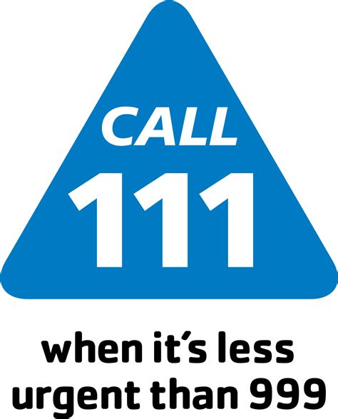 Nhs 111 Logo 1200x1479 Png Clipart Download