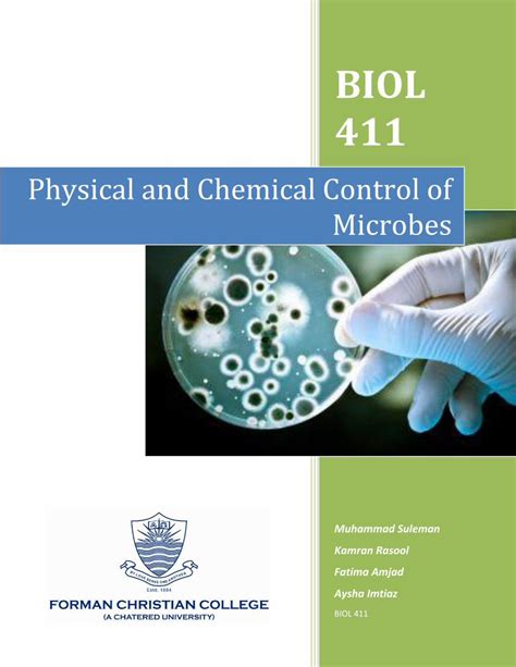 PDF Physical And Chemical Control Of Microbes Physical And Chemical