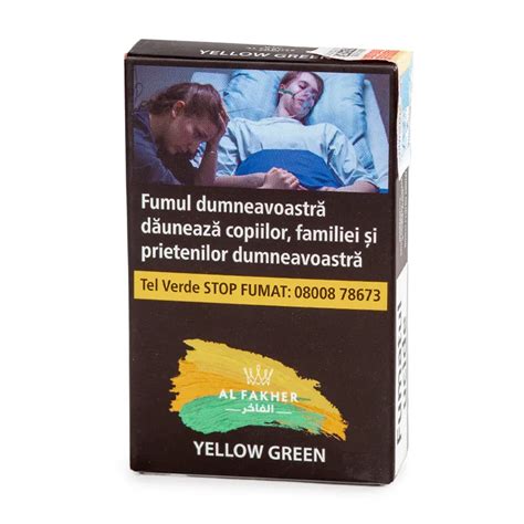 Tutun De Narghilea AL FAKHER Yellow Green 50g ETutun Ro