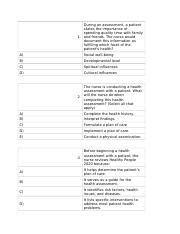 Chapter 1 Introduction To Health Assessment Rtf During An Assessment