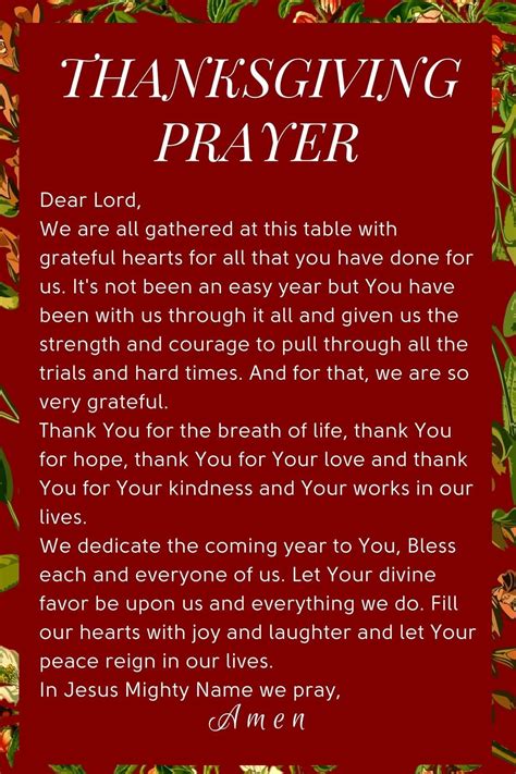 30 Best Thanksgiving Prayer To Get You In The Grateful Spirit