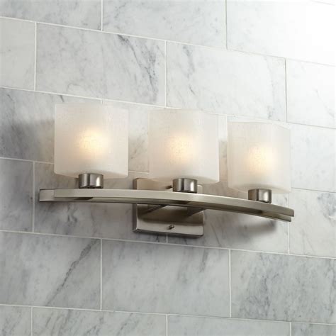 Contemporary Bathroom Lighting Fixtures Brushed Nickel – Bathroom Guide ...