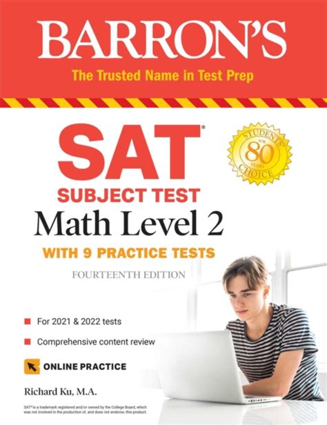 Sat Subject Test Math Level 2 With 9 Practice Tests Coocoovayia