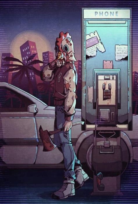 Miami Wallpaper Payday 2 Hotline Miami Arte Cyberpunk Miami Art