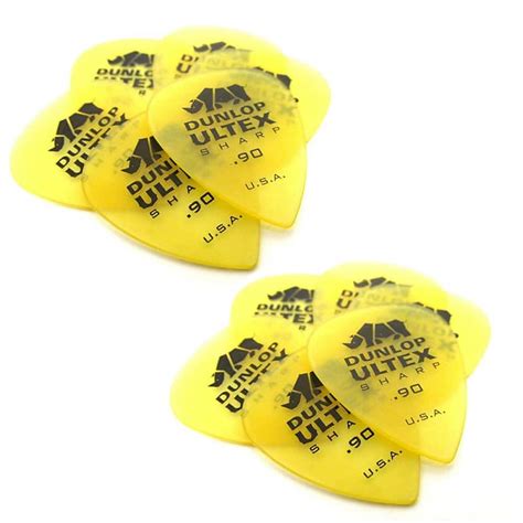 Dunlop Guitar Picks 12 Pack Ultex Sharp Picks 90mm Heavy Reverb