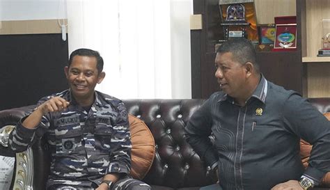 Komandan Lanal Kendari Pamitan Ketua Dprd Ucapkan Terima Kasih