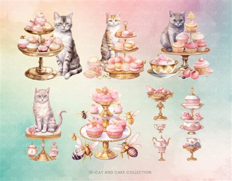 Watercolor Tea Party Clipart High Tea Afternoon Tea Kettle Etsy