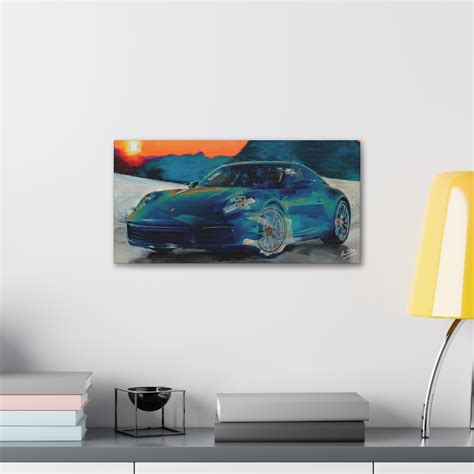 Porsche Wall Art on Canvas Print Gallery Wrapped - Gorgeous Porsche 911 ...