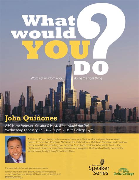 ABC journalist John Quiñones of ‘What Would You Do’ speaking at Delta ...