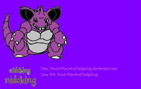 Pokemon Nidoking by SonicMauriceHedgehog on DeviantArt