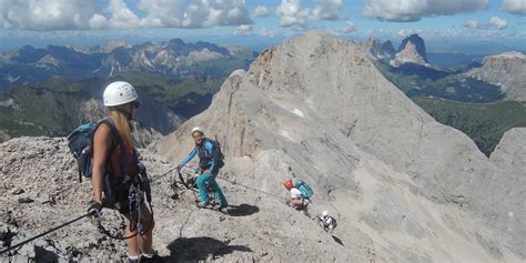 Via Ferrata Cresta Ovest Della Marmolada Dal Rifugio Contrin Val Di