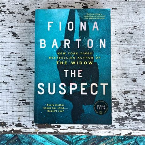 Book Review: The Suspect | Fiona Barton - The PhDiva reads books