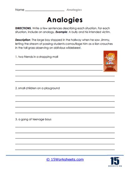 Analogies Worksheets 15