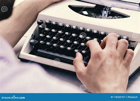 Retro Writing Concept - An Old Typewriter To Write Messis, Telegrams ...