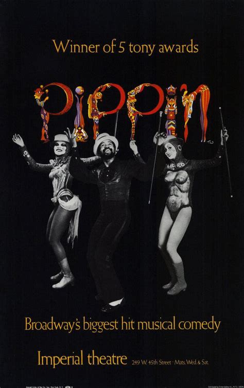 Pippin 1972 11x17 Broadway Poster