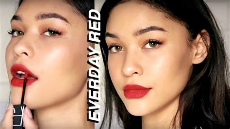 Red Lipstick Makeup Tutorial Asian Saubhaya Makeup