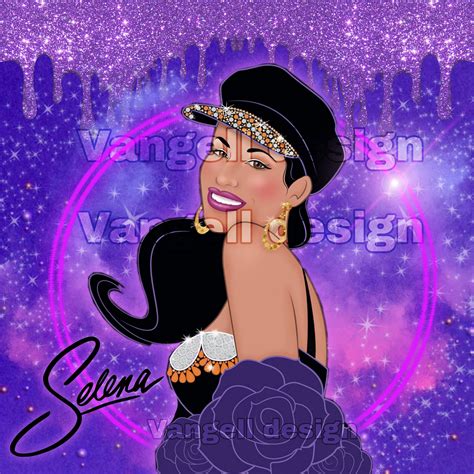 Selena Cartoon Selena Sublimation Selena Png Selena Instant Etsy M Xico