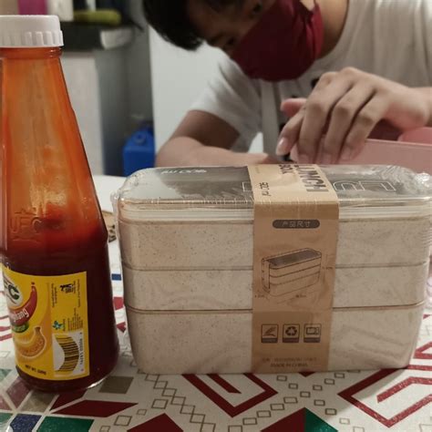 Nude Lunch Box With Free Condiments Furniture Home Living Kitchenware Tableware Food