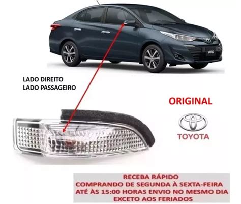 Pisca Seta Retrovisor Yaris Sedan 2019 2020 Original Ld MercadoLivre