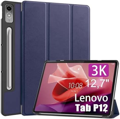 ProCase Case For Lenovo Tab P12 With Pen Holder Slim Folio Case