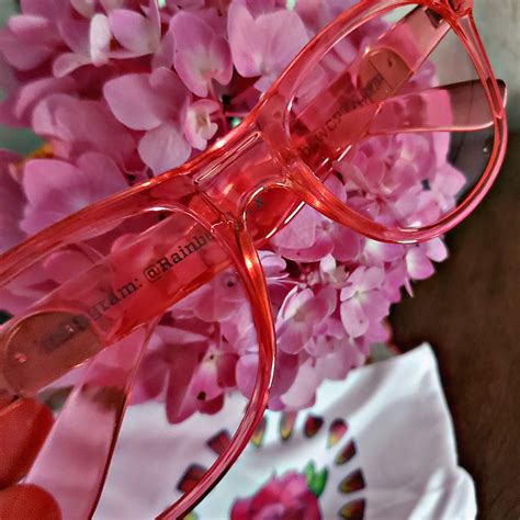 Rainbow Optx Rose Color Therapy Glasses Manifesting Healing Etsy