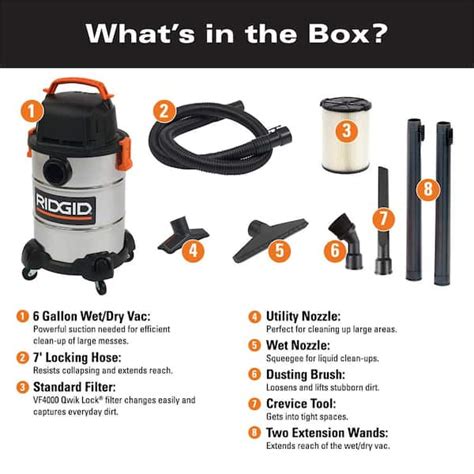 Ridgid Shop Vac Gallon Manual