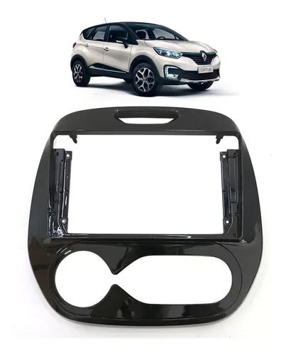 Moldura Do Som Renault Captur Ar Digital Painel 9 Polegadas