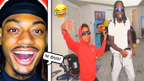 Kai Cenat And Lil Rt Funny Moments 🤣 Reaction Youtube