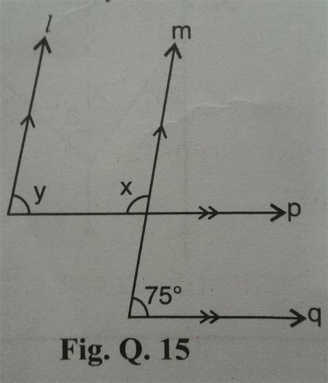 Given L Parallel M And P Parallel Q Find X And Y Brainly In