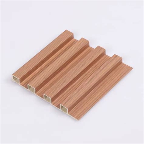 Harga Kilang Fluted Panel Wood WPC Panel Fluted Wall Panel WPC Fluted