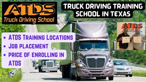 Truck Driving Training School Atds In Texas Trucking Jobs Vlog Youtube