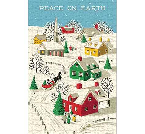 Cavallini Vintage Peace On Earth Puzzle Pcs Puzzles Canada