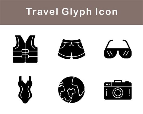 Travel Vector Icon Set 20267260 Vector Art at Vecteezy