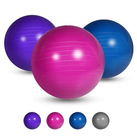 45cm Yoga Ball Fitness Sport Pilate Birthing Exercise Massage Gym Ball ...