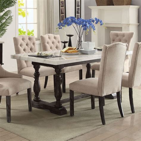 Gerardo Dining Room Set Acme Furniture Furniture Cart