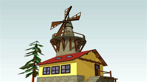 'Moara' windmill 3d model