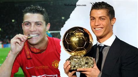 Cristiano Ronaldo's First Ballon d'Or Win in 2008 with Manchester United