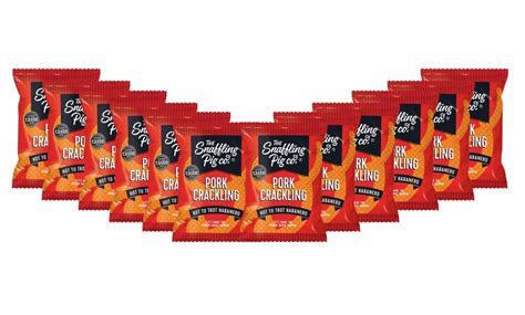 12 Pork Crackling Snacks | Groupon