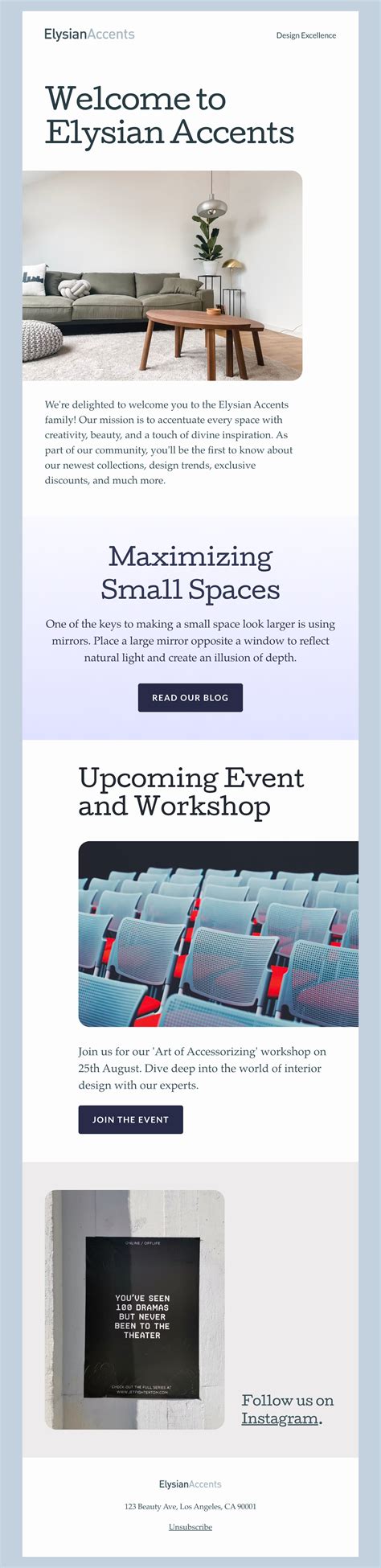 Free Welcome HTML Email Templates - Designmodo