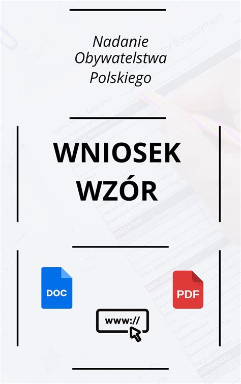 Wniosek O Nadanie Obywatelstwa Polskiego Wzór