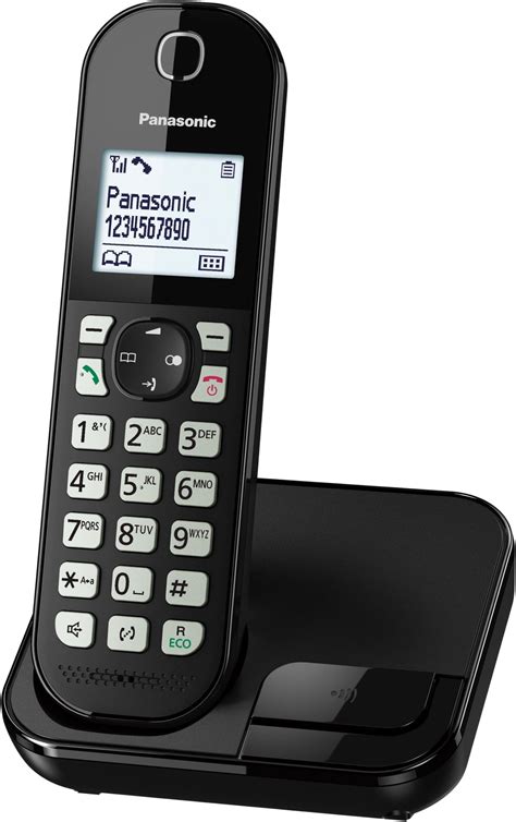 Panasonic Kx Tgc Gw Schnurloses Telefon Mit Anrufbeantworter Wei