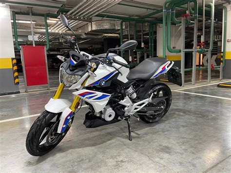 Купить б у BMW G 310 R инжектор 6 передач в Москве белый naked bike 2019 года на Авто ру ID 4301337