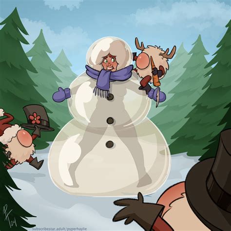 Nov Gag Stream Mina S Snowman Makeover By PyperHaylie Hentai Foundry