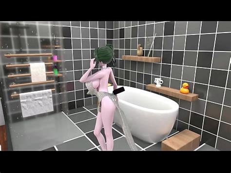 St Louis Azur Lane Hentai Bathroom Undress Dance Tell Me Song Big Boobs Mmd D Green Hair Clip