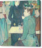 A Corner Of The Moulin De La Galette Painting By Henri De Toulouse